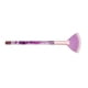 thumbnail image 4 of Brocha De Maquillaje Para Abanico Brocha De Maquillaje Duradera Para Polvos Sueltos Para Mujer Novia Se?ora Violeta, 4 of 5