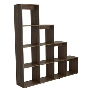 Fmfurniture - Biblioteca Forma Escalera Fm-002O Café Oscuro