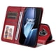 thumbnail image 2 of Funda Billetera para OnePlus 13R 5G con Porta Tarjetas y Soporte Ajustable Rojo, 2 of 5