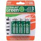 thumbnail image 1 of Pilas recargables ULTRALAST UltraLast Green AA, paquete de 4, 1 of 1