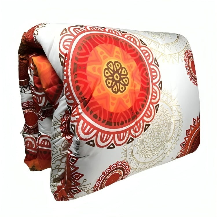 Plumón Estampado + Funda + Sábanas 1.5 Plazas / Mariposas Azul Celeste – Key Home