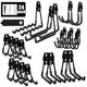 thumbnail image 1 of Organizador para colgar garaje Garage Hooks AOBEN, muy resistente, paquete de 24, 1 of 7