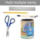 thumbnail image 5 of Billy Bam Bam-theme Cylinder Pen Holder Pencil Organizer with Flannel Lining PVC Leather Material Cardboard Base for study work 10*8CM, 5 of 6