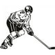 thumbnail image 1 of Decomural Ice Hockey Player Winter Sports Player WS-17647, 1 of 2