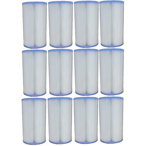 Cartucho de filtro Intex 29012E PureSpa tipo S2, paquete de 12