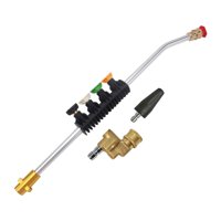 Magideal - Lanza De Lavado A Presión Con Punta De Boquilla De Pulverización 2600 Psi Varillas De Lavado A Presión Máxima Accesorios Accesorios De Conexión Rápida Conjunto A