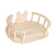 thumbnail image 1 of Cama De Madera Para Conejos, Estable, 2 En 1, Cama Nido De Madera Para Mascotas, Para Conejillos De Indias, Gatitos, Ovalada, 1 of 5