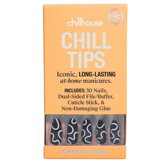 Uñas Postizas Chillhouse Creepy Baby (Almendra) 30 piezas