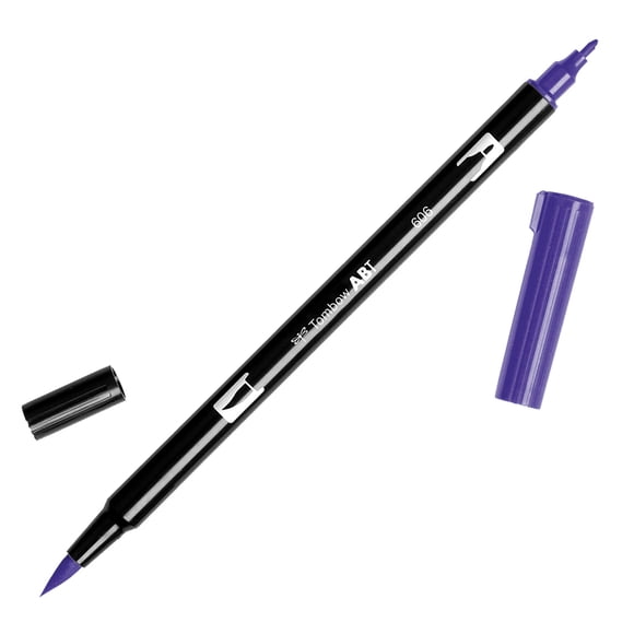 Bolígrafo de doble pincel Tombow ABT No. 606 (AB-T606) de Japón