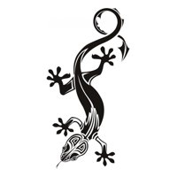 Rienda Libre Graphics - Decomural Lizard Animals Ws-18962