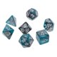 thumbnail image 4 of Dados De 7 Dados De Doble Color De 1,6 Cm Aptos Para Mazmorras Y Dragones DND RPG Suministros Verde Plata, 4 of 5