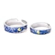 thumbnail image 3 of 2 Anillos De Pareja Ajustables Abiertos Para El Día De San Valentín, Compromiso, Boda, 3 of 5