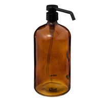 Genérico - Dosificador Jabón Shampoo Vintaje 1 Litro Dispensador Baño Color Marrón