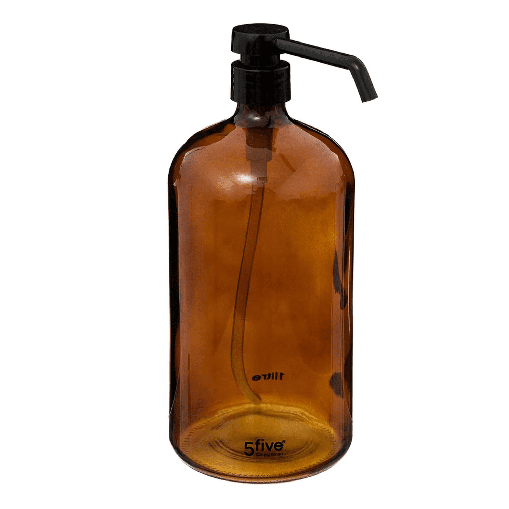 Genérico - Dosificador Jabón Shampoo Vintaje 1 Litro Dispensador Baño Color Marrón