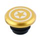 thumbnail image 1 of 1 pieza Aleación Bicicleta Bicicleta Manillar Extremo Tapones Bar End Cap Golden B, 1 of 5