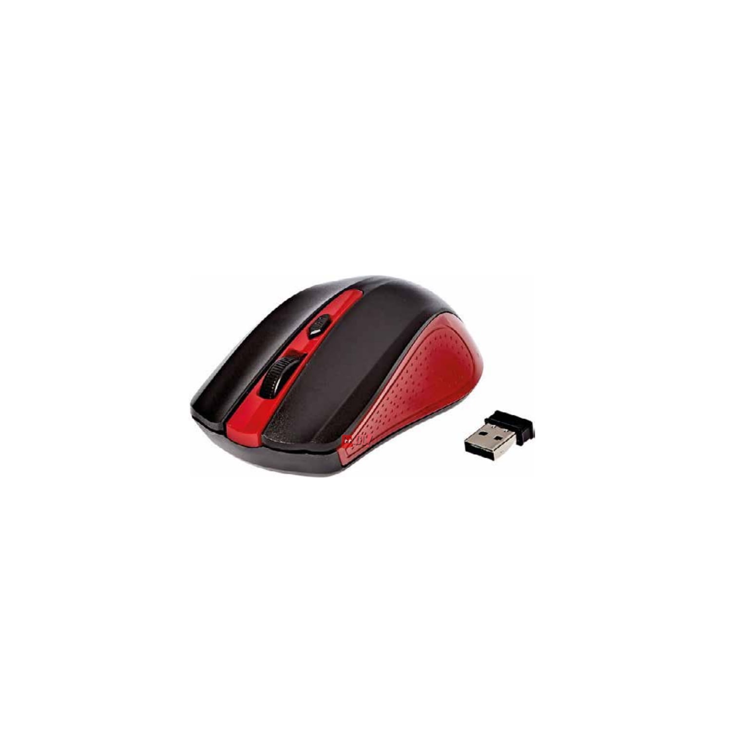 Dblue - Mouse Inalámbrico Óptico De 3 Botones Color Rojo - Ps