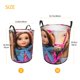 thumbnail image 5 of American Girl Cesta de lavandería de gran capacidad redonda con asa, bolsa para ropa sucia plegable, almacenamiento para dormitorio, baño y lavadero 44x35 cm, 5 of 6