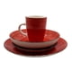 thumbnail image 2 of Juego de loza set 16 pzas vajillas tazas bowl rojo beige, 2 of 3