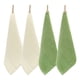 thumbnail image 1 of Toallas faciales de algodón - Toallitas faciales ultra suaves para baño, 35 x 35 cm, paquete de 4, color gris, 1 of 5