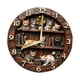 thumbnail image 3 of Reloj De Pared De Diseño Retro 2D, Decorativo, Colgante, Para Sala De Estar, Cafetería Y Bar., 3 of 5