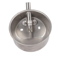 Magideal - Agua De Cerdo Automática De Agua De Servicio Pesado Tazón Animal De Agua De Acero Inoxidable Tazón De Agua De Cerdo Para Lechones De Granja De Cerdos S