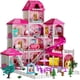 thumbnail image 1 of Set de juego para interiores TEMI Villa Toys para niñas de 3 a 8 años con 2 muñecas, 1 of 3