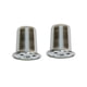 thumbnail image 1 of Sombrero Jandorf 60110 con acabado en plata y níquel, 2 unidades, 1 of 1
