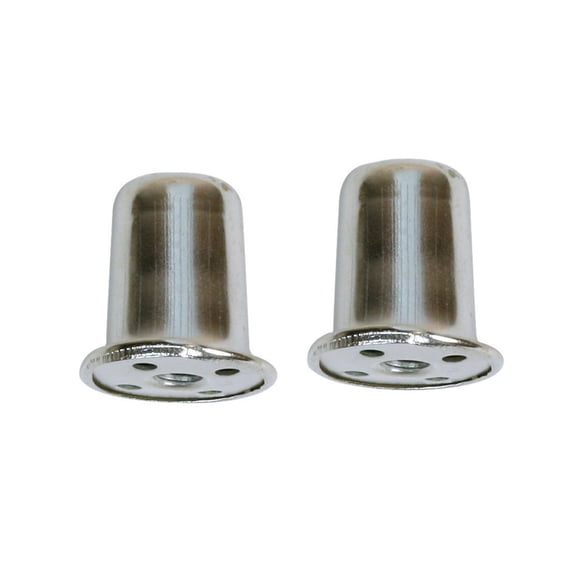 Sombrero Jandorf 60110 con acabado en plata y níquel, 2 unidades
