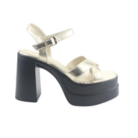 Sandalia Chalada Mujer Vizze-1 Dorado Casual