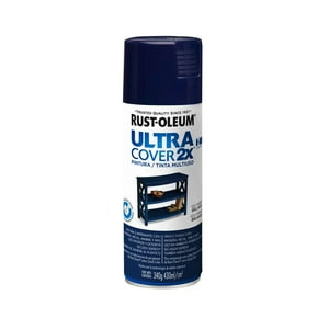 Rust-Oleum - Pintura En Spray Ultra Cover 2X Multiuso Azul Marino Brillante 340 G