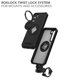 thumbnail image 5 of Funda Rokform para Galaxy S23 Plus, resistente, magnética, con cierre giratorio, color negro, 5 of 8