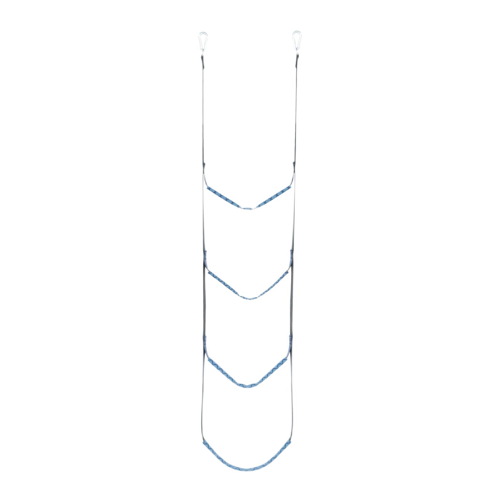 Magideal - Escalera Colgante Escalones Extraíble Para Bote Inflable Kayak Durable Wakeboard Yacht Equipment Antideslizante, Suave Para Proteger Su , Azul Color Azul