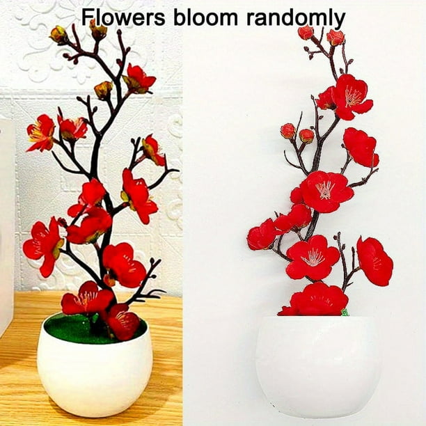 1pc Realistic Simulated Potted Plants with Dachshund Branches and Torx - Perfect for Home Decor and Gift Giving