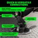 thumbnail image 3 of Correas de amarre para coche Rhino USA, paquete de 4 unidades, 2 x 2,4 m, 4,5 kg, resistencia a la r, 3 of 7