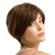 thumbnail image 1 of Peluca Marrón Corta Cabello Humano, 1 of 3