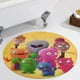 thumbnail image 5 of Ugly Dolls: Muñecos Feos Alfombra Redonda de Felpa Coral, Antideslizante, No Desprende Pelusas, Lavable y Duradera para Salón, Dormitorio y Habitación de Niños 60cm, 5 of 6