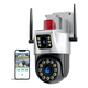 thumbnail image 1 of Camara Exterior Seguridad Doble Vision Ip Wifi Baliza Roja, 1 of 3