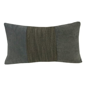 Hebra - Cojin Patchwork Rectangular Gris 30X50