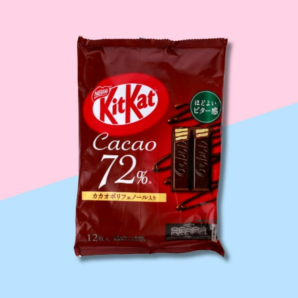Chocolates Mini Kit Kat 72% Cacao Nestle Japón 170 Gr 12 Unid. | Lider