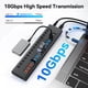 thumbnail image 3 of Hub USB VANGREE de 17 puertos de 10 Gbps con 3 QC de carga rápida de 24 W, 3 of 9
