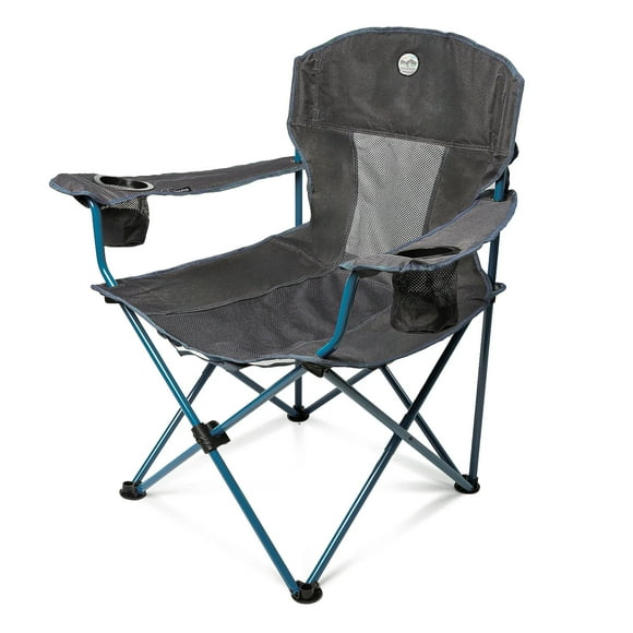 Silla Camping Llaima XL Gris-Azul Atakama Outdoor