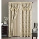 thumbnail image 1 of Juego de 2 paneles Glory Rugs Jacquard de lujo para ventanas, color beige, 140 x 213 cm, 1 of 6
