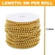 thumbnail image 2 of Cadenas de bolas de metal de 1,5 mm, cadena de bolas para collar, cadena de bolas de 10 yardas, cadena de bolas a granel, placa de identificación, manualidades DIY, 2 of 6