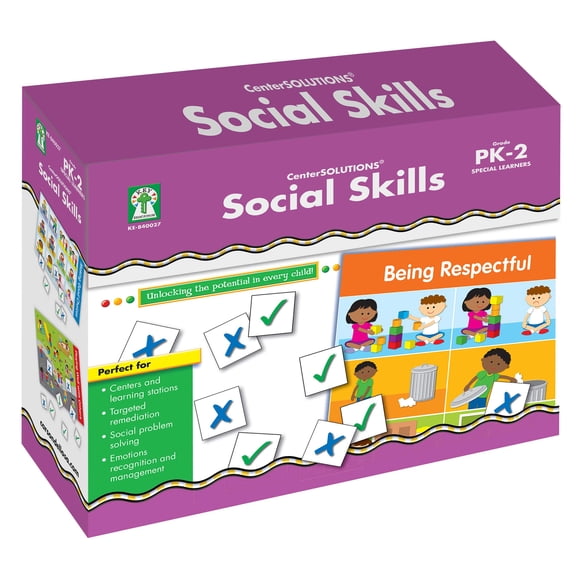 Set de juego Key Education Social Skills con 15 juegos de mesa