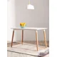 thumbnail image 1 of Mesa Rectangular Estilo Eames 120×80 Cm - Blanco, 1 of 6