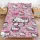 thumbnail image 2 of Hello Kitty Stickers Comforter Twin SizeComforter Set for Kids Girls3Pcs Bedding Set Printed Comforter with 2 PillowcasesDown AlternativeSoft and Lightweight Bed Sheets, 2 of 5