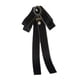 thumbnail image 2 of Cinta Pajarita Broche Corbata Cócteles Fiesta Graduación Bowknot Broche Pin Negro, 2 of 5