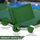 thumbnail image 2 of Bandera de Golf KINGTOP Verde Liso Nylon 420D 20x15 cm Paquete de 3, 2 of 8
