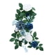 thumbnail image 1 of Flores Del Respaldo De La Silla Corona Floral Del Arco De La Boda Del PEW Para La Silla De La Ceremonia De La Boda Azul, 1 of 3