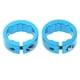thumbnail image 1 of 2 unids aleación bicicleta manillar agarre anillo de bloqueo extremo anillo de bloqueo azul 12mm, 1 of 5